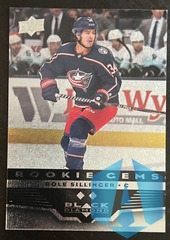 2021-22 Upper Deck Black Diamond Retro Rookie Gems Cole Sillinger #BD-23